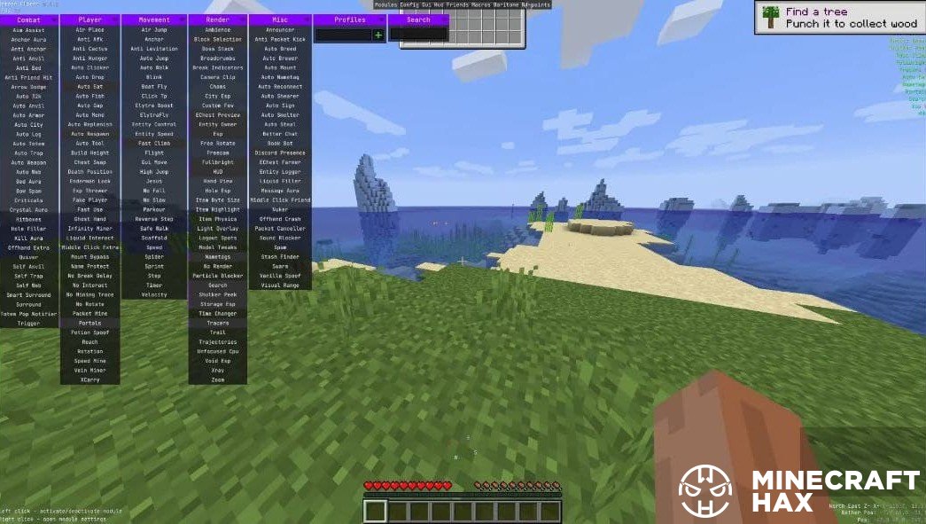 minecraft hacking client 1.8.9